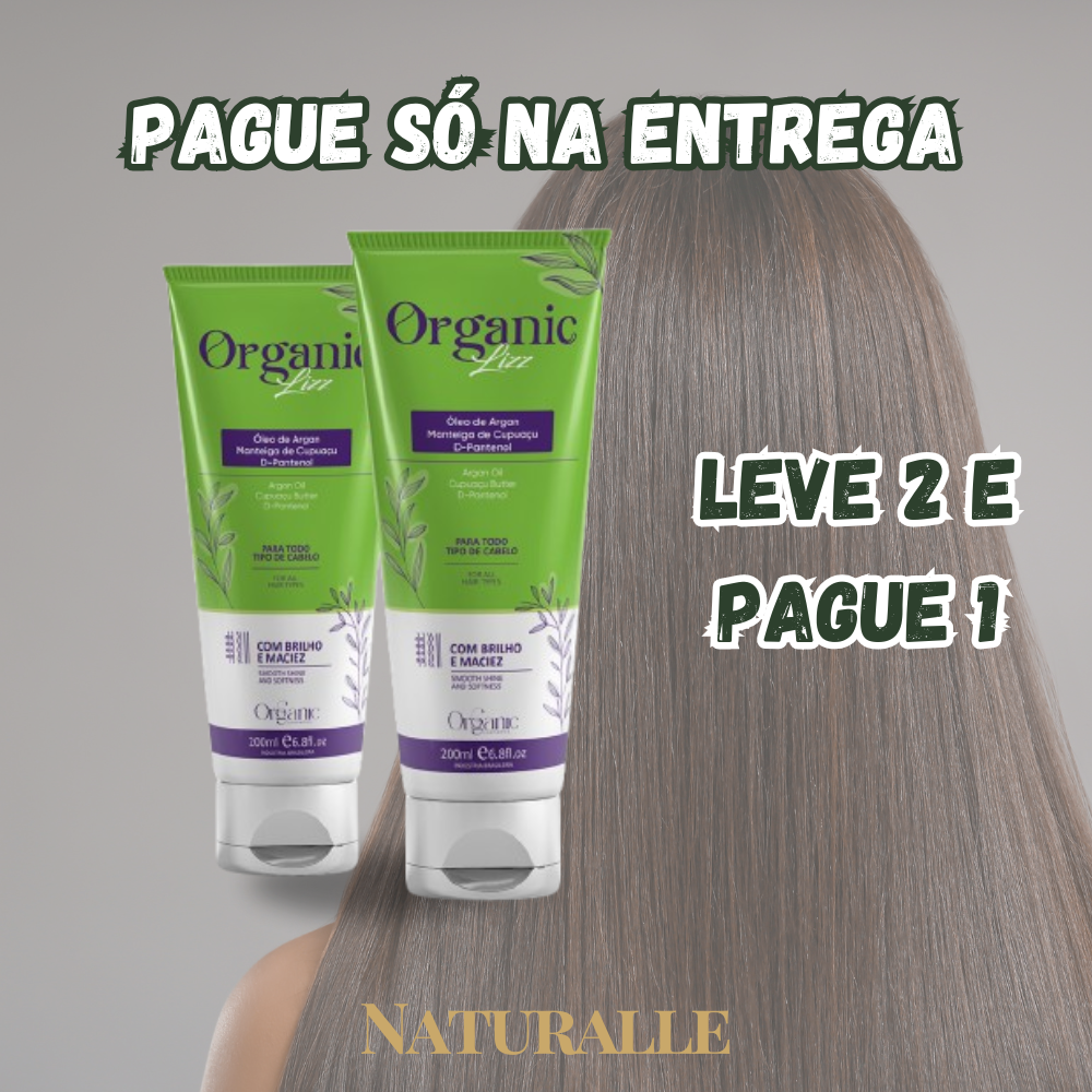 Organic Lizz - Progressiva Sem Formol - COMPRE 1 E LEVE 2